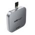 ACEFAST QC2 AI Box Car Play Wireless Adapter with TF Card Slot for Car Play / Android Auto Wire to Wireless Converter - Metal Gray